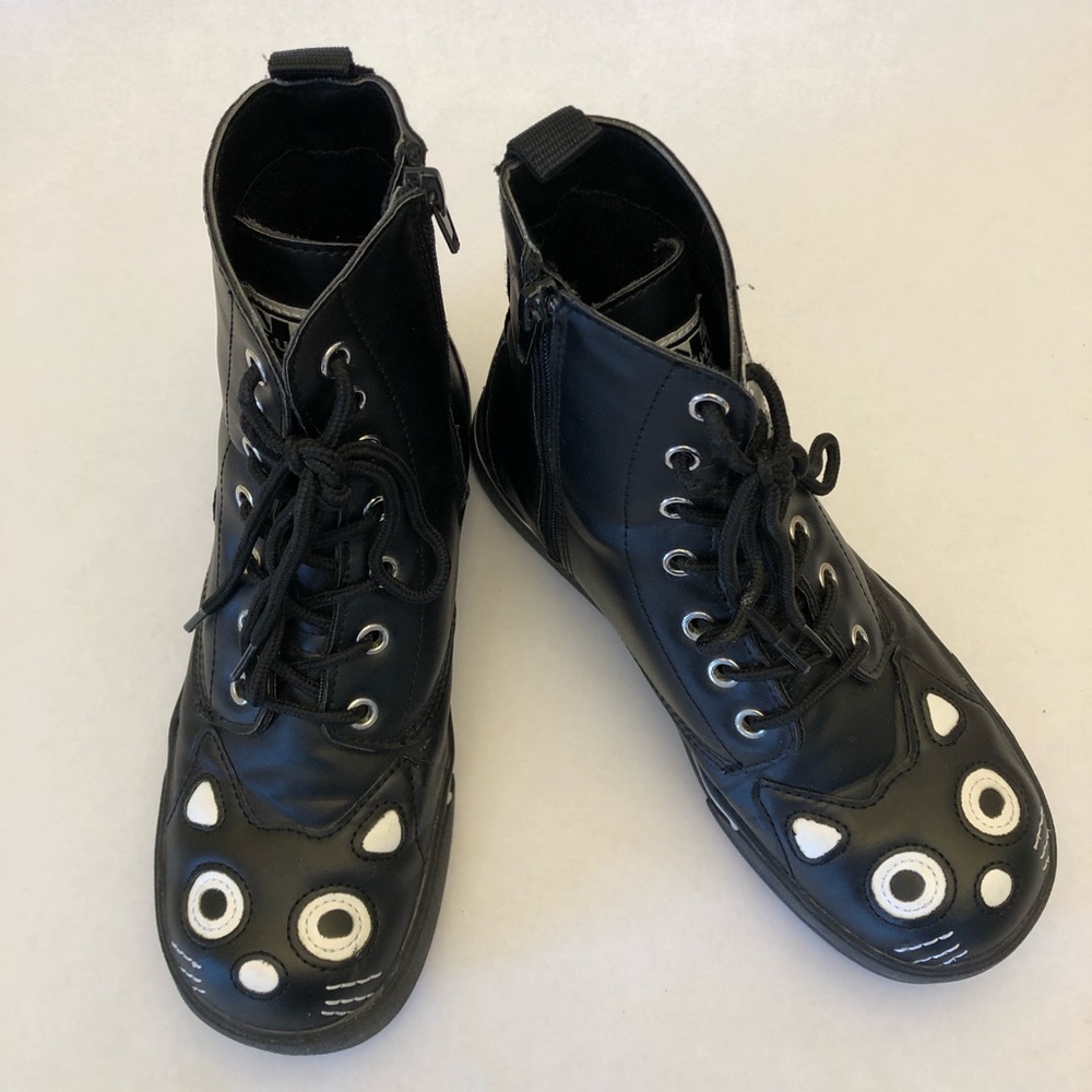 T.U.K Black Kitty Sneaker Booties